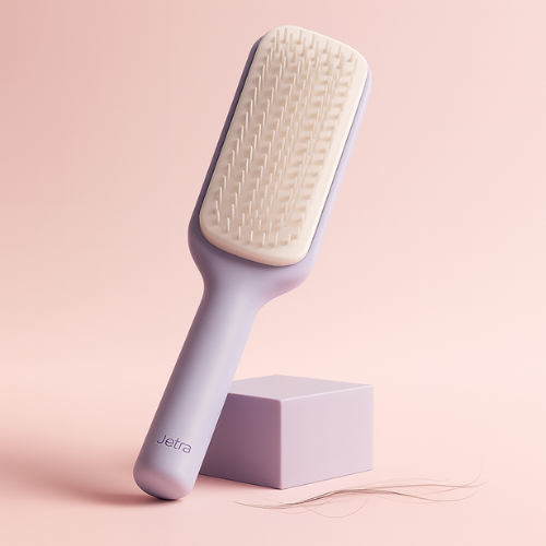 Jetra 4-in-1 Self-Cleaning Hair Brush