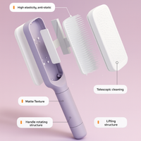 Jetra 4-in-1 Self-Cleaning Hair Brush